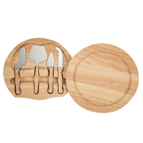 Kit Personalizado Queijo C/ 5 Peças MADEIRA