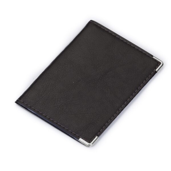 Kit Viagem Personalizado Porta Documento Couro Sintético MARROM