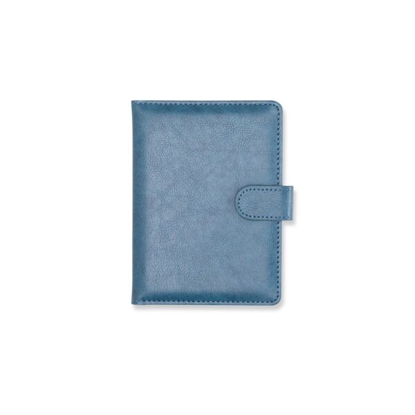Kit Viagem Personalizado Porta-Passaporte AZUL