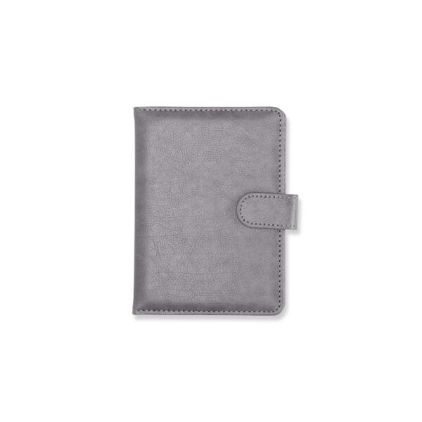Kit Viagem Personalizado Porta-Passaporte CINZA