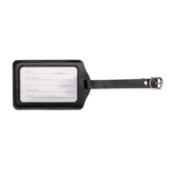 Kit Viagem Personalizado Tag Identificador Bagagem PRETO
