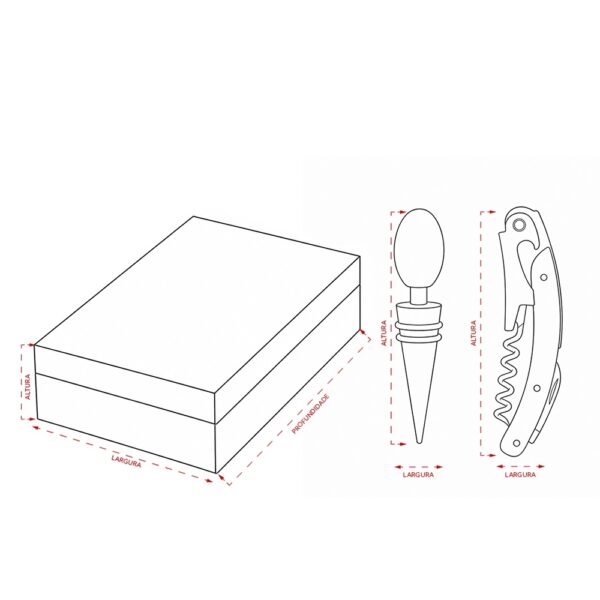 Kit Vinho Personalizado 2 Peças - Detalhe 7