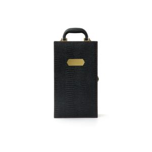 Kit Vinho Personalizado 4 Peças C/ Plaquinha PRETO