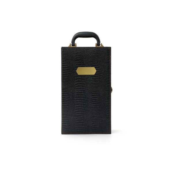 Kit Vinho Personalizado 4 Peças C/ Plaquinha PRETO
