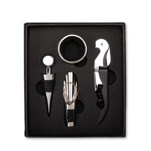 Kit Vinho Personalizado 4 Peças PRETO
