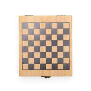 Kit Vinho Personalizado Xadrez 4 Peças BAMBU