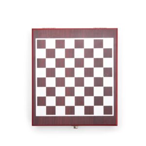 Kit Vinho Personalizado Xadrez 4 Peças VERMELHO