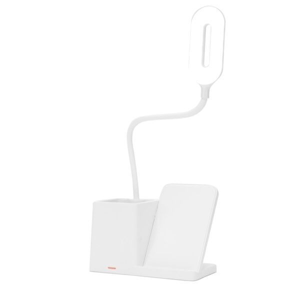 Luminária Personalizada LED Com Carregamento Via Indução E Porta-Caneta - Detalh