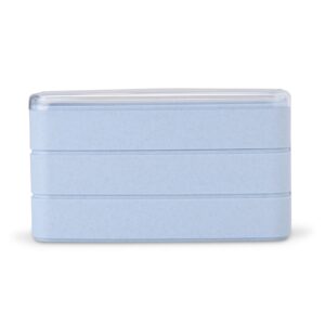 Marmita Personalizada Palha De Trigo 3 Div. AZUL