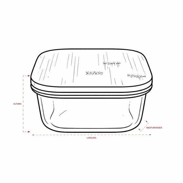 Marmita Personalizada Vidro 400ml - Detalhe 4