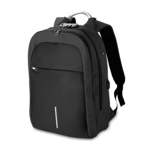 Mochila Personalizada Para Notebook Em Poliéster 300D Preto