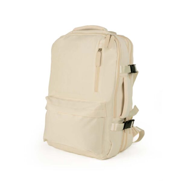 Mochila Personalizada Pasta Para Notebook C/ Expansor Off White
