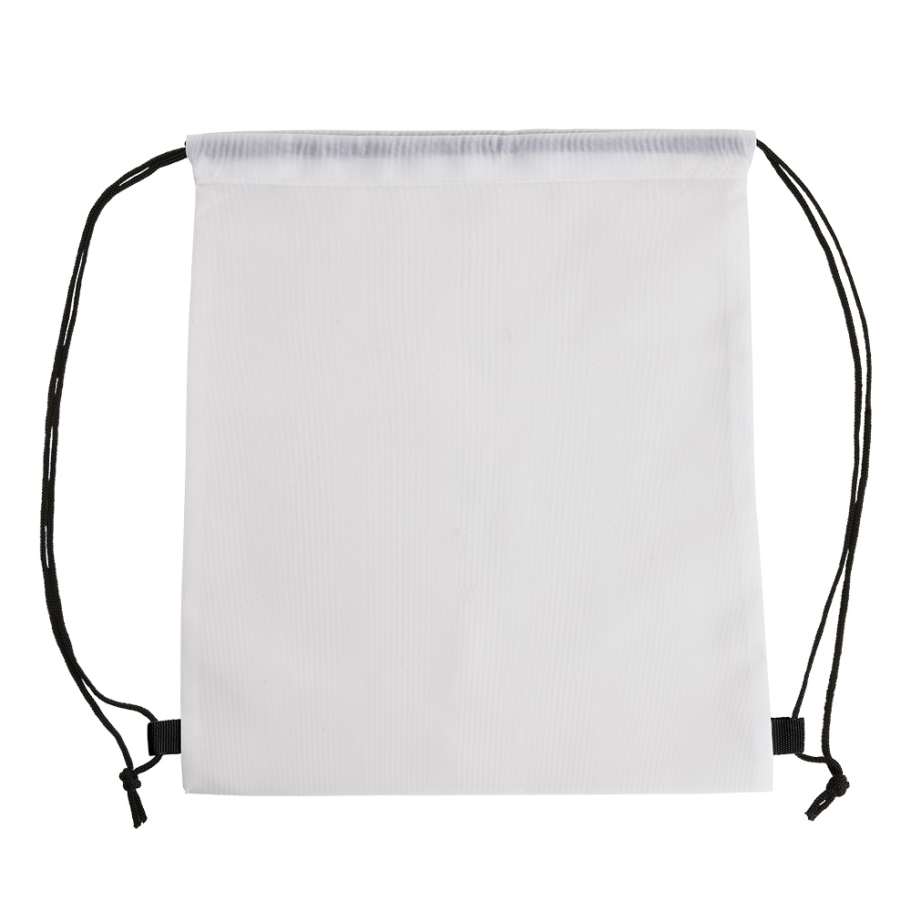- Huble Brindes Corporativos Mochila Saco Personalizada Sacochila Poliéster BRANCO