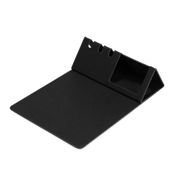 Mouse Pad Personalizado C/ Suporte Celular E Caneta PRETO