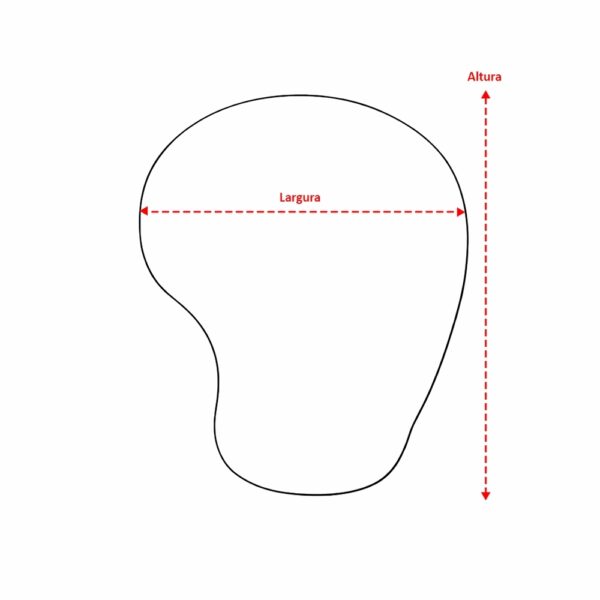 Mouse Pad Personalizado Ergonômico - Detalhe 2