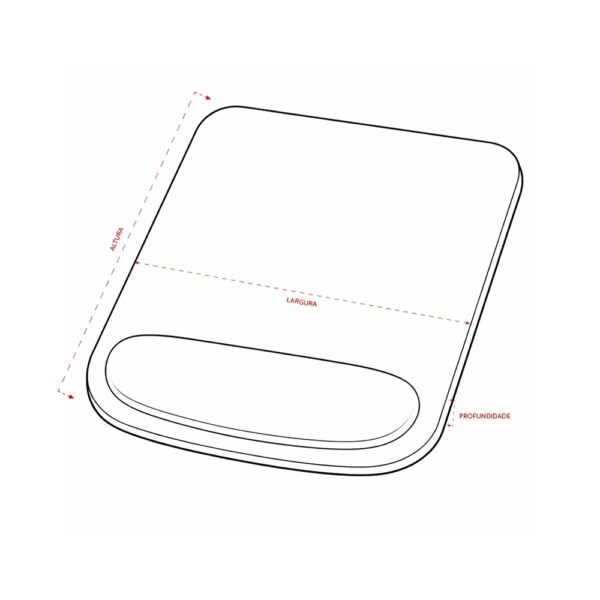Mouse Pad Personalizado Ergonômico - Detalhe 4
