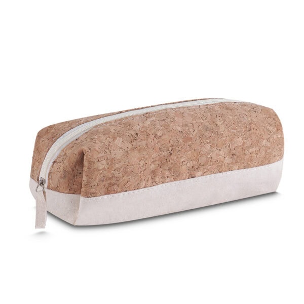 Necessaire Personalizada Nécessaire Algodão 140G/M2 Cortiça Bege