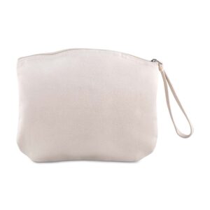 Necessaire Personalizada Nécessaire Algodão Reciclado 340G/M2 Bege