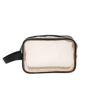 Necessaire Personalizada Nécessaire Malha BEGE