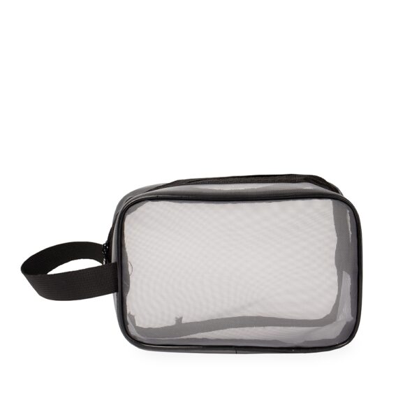 Necessaire Personalizada Nécessaire Malha CINZA
