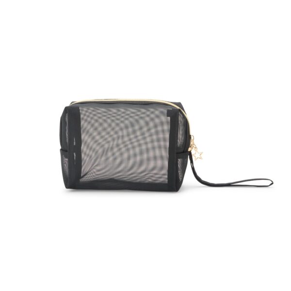 Necessaire Personalizada Nécessaire Malha Nylon PRETO