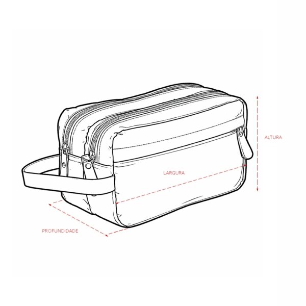 Necessaire Personalizada Nécessaire Poliéster - Detalhe 2
