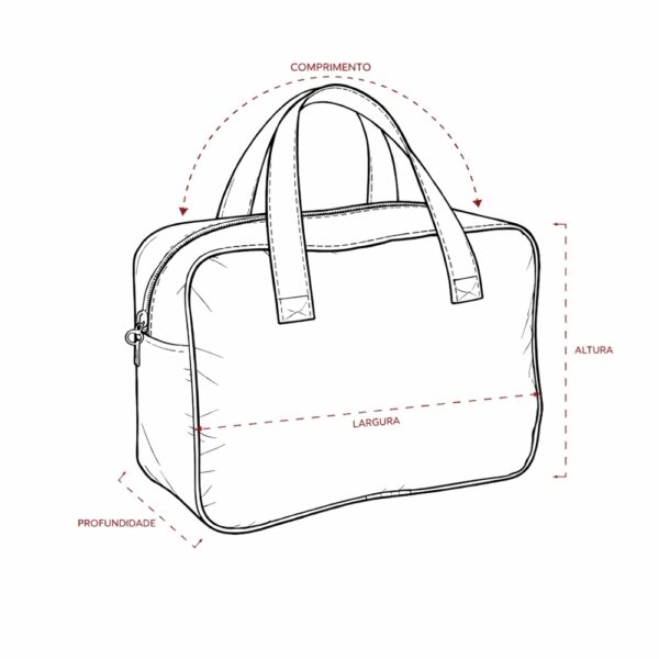 Necessaire Personalizada Nécessaire Poliéster - Detalhe 4