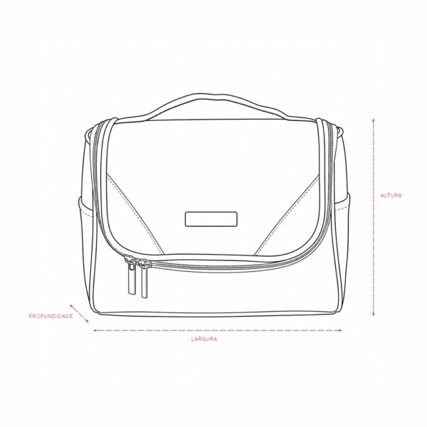 Necessaire Personalizada Nécessaire Poliéster - Detalhe 5