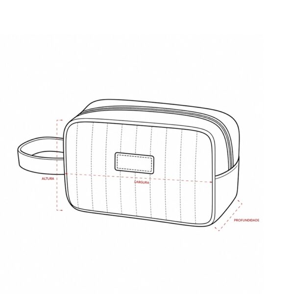 Necessaire Personalizada Nécessaire Poliéster - Detalhe 8