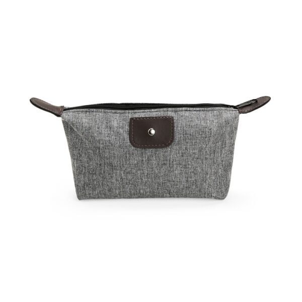 Necessaire Personalizada Nécessaire Poliéster PVC Mescla CINZA