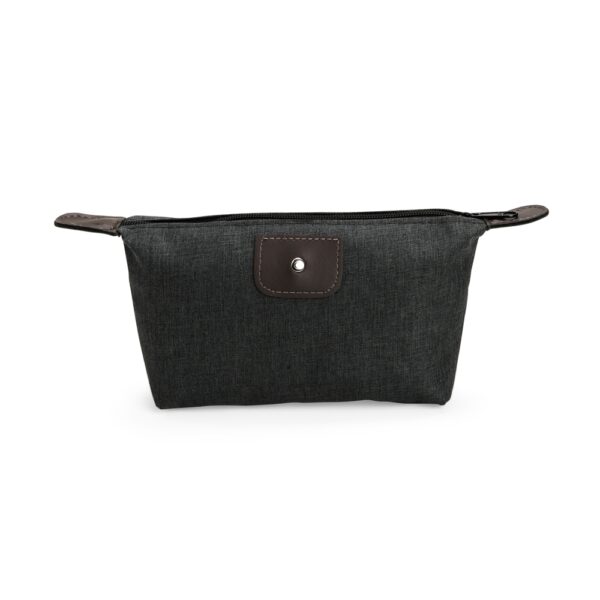 Necessaire Personalizada Nécessaire Poliéster PVC Mescla PRETO