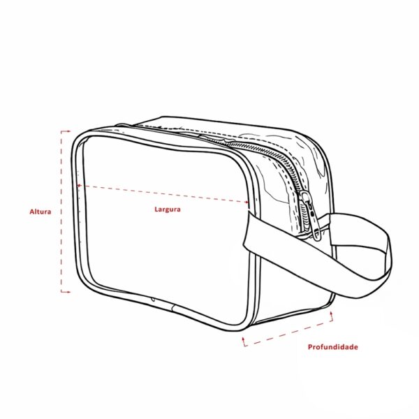 Necessaire Personalizada Nécessaire PVC - Detalhe 3