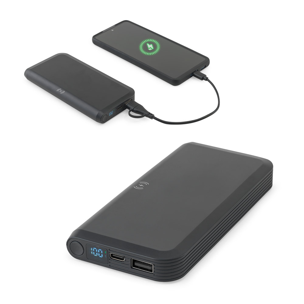 - Huble Brindes Corporativos Power Bank Personalizado Reciclado - Foto 1