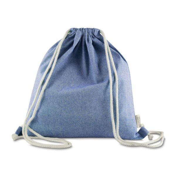 Sacochila Personalizada Sacola/Mochila Algodão Mescla Reciclado 140G/M² - Foto 1