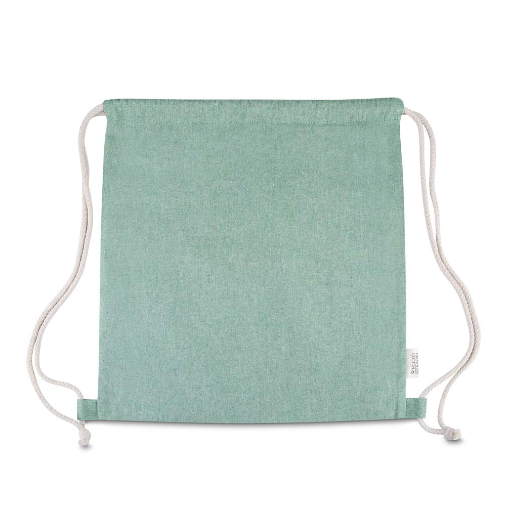 - Huble Brindes Corporativos Sacochila Personalizada Sacola/Mochila Algodão Mescla Reciclado 140G/M² - Foto 8