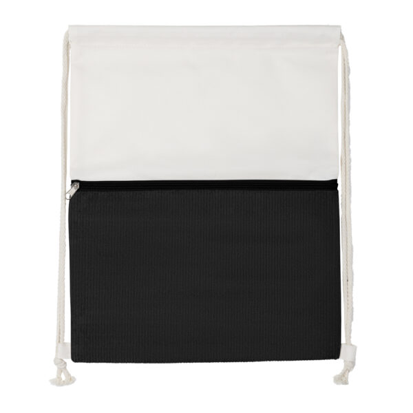 Sacochila Personalizada Sacola/Mochila Poliéster Veludo (41X34,4cm) - Foto 2
