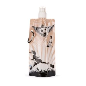Squeeze Personalizado 450ml Futebol PRATA