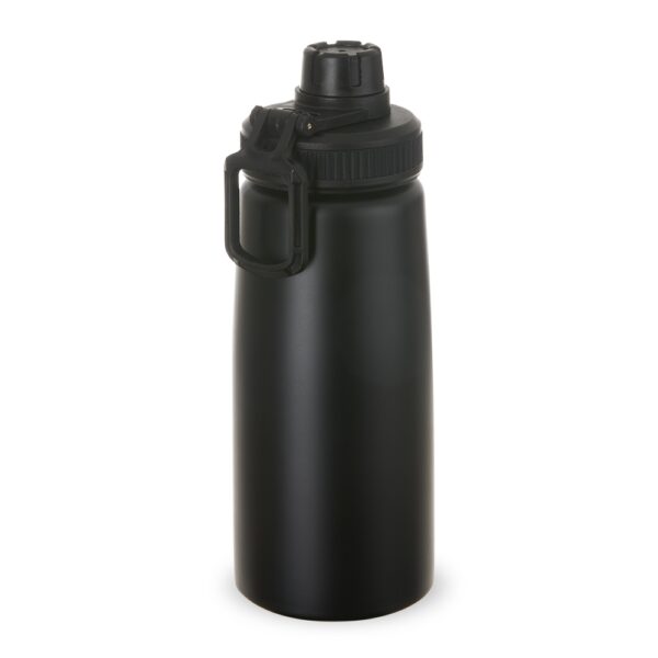 Squeeze Personalizado 750ml Inox C/ Alça PRETO