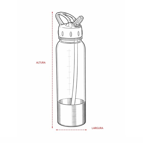 Squeeze Personalizado Plástico 750ml - Detalhe 2